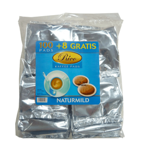 Rico kaffe naturmild 100 pads