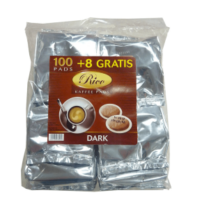 Rico kaffee 100 pads dark